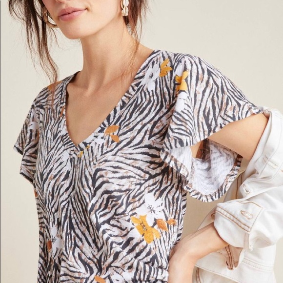 Anthropologie Tops - SALE 🌼 Anthropologie t.la Wayfaring neutral XS
